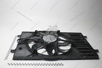Вентилятор радіатора 400W з дифузором Skoda Superb (15-)/VW Golf (13-17), Passat (15-)/Audi A3 (13-16)/Seat Leon (13-17) Vika 99591784601 73899-10 фото