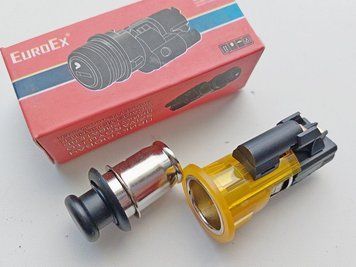 Прикурювач Логан жовтий (EuroEx) EX-CL46338