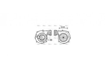Вентилятор обігрівача салону Opel Vectra C manual AC AVA AVA COOLING OL8630 97404-10 фото