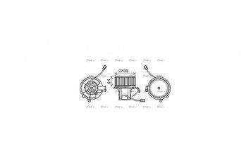 Вентилятор обігрівача салону MB C204 E212 AVA AVA COOLING MS8628 96472-10 фото