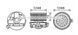 Вентилятор обігрівача салону Renault Clio III AVA AVA COOLING RT8576 98024-35 фото 2