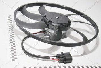 Вентилятор радіатора Skoda Octavia (04-08, 09-13), Superb (08-13) / VW Caddy (04-15), Jetta (06-10), Passat (08-11) / Audi A3 (08-13) Vika 99591286201 404-10 фото