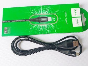 Кабель Type-C 1м 3А в оплетке X50